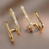 Korean Luxury Diamond Stud Earrings