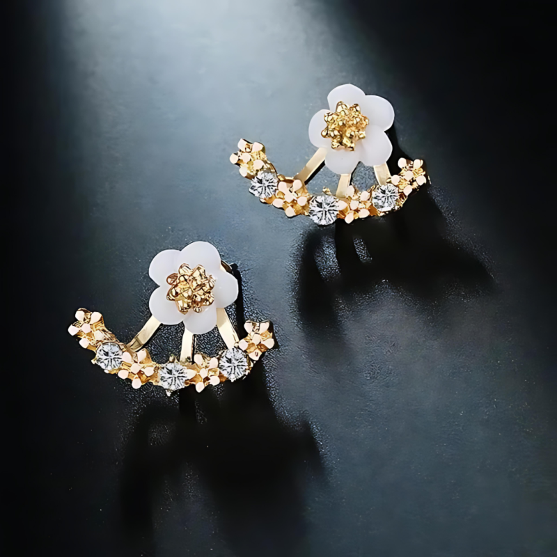 Flower Shape Ear Studs
