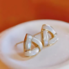 Korean Triangle Shape Ear Studs