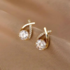 Crystal Diamond Studs