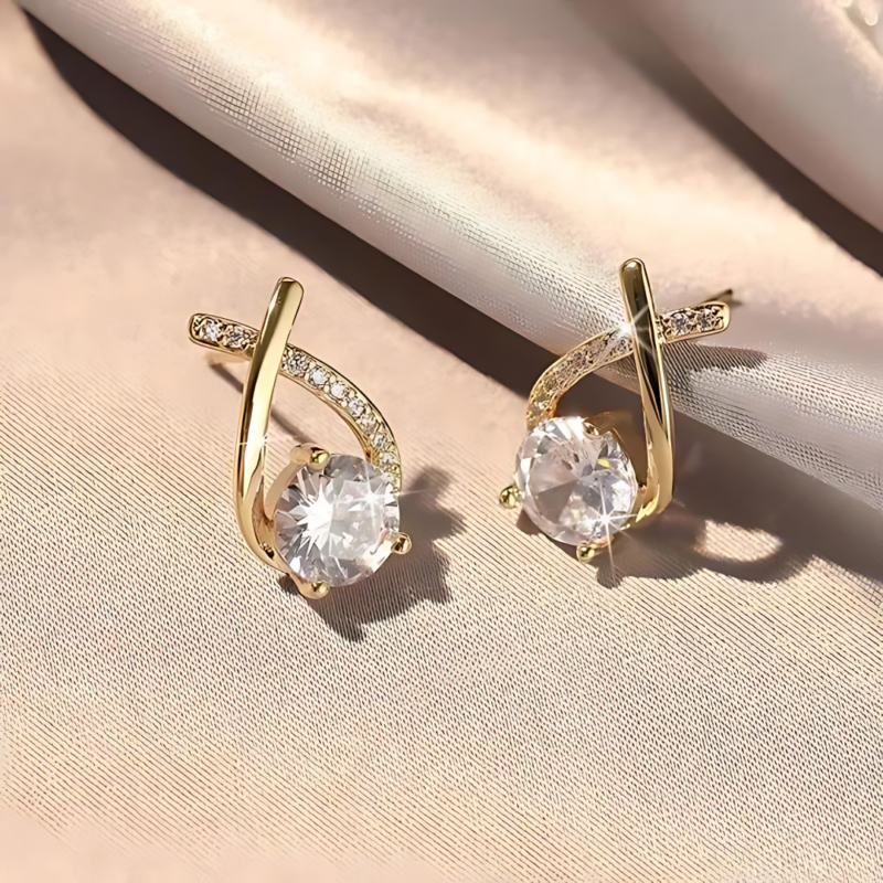 Crystal Diamond Studs - Image 6