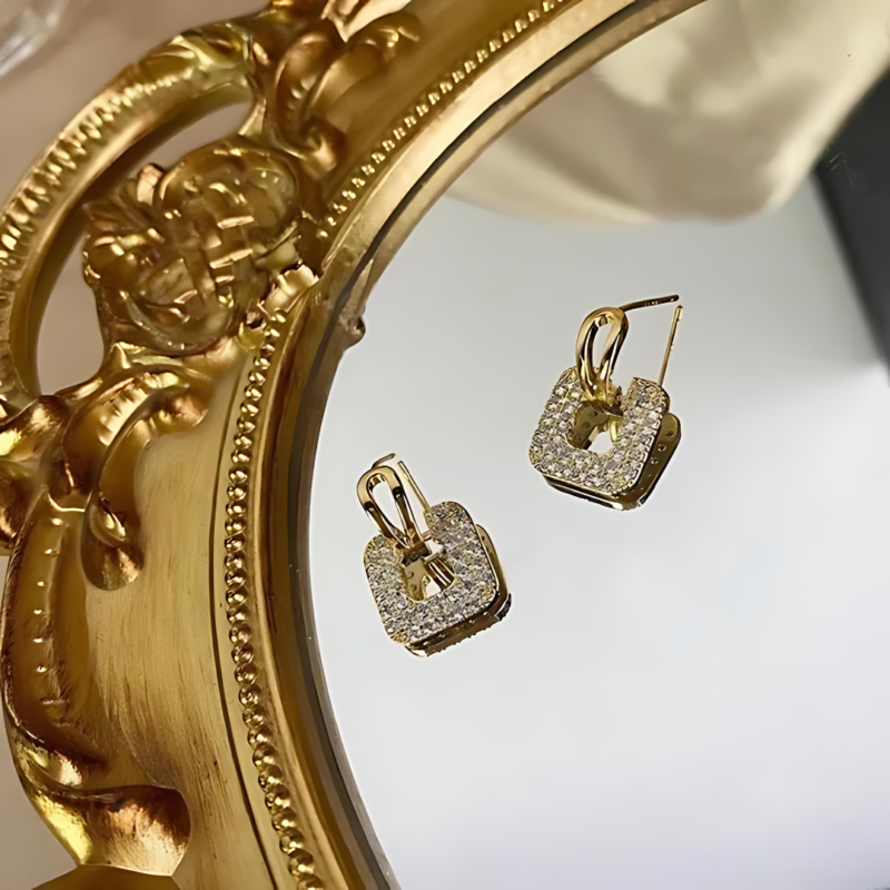 Korean Rhinestones Earrings New Design - Image 9