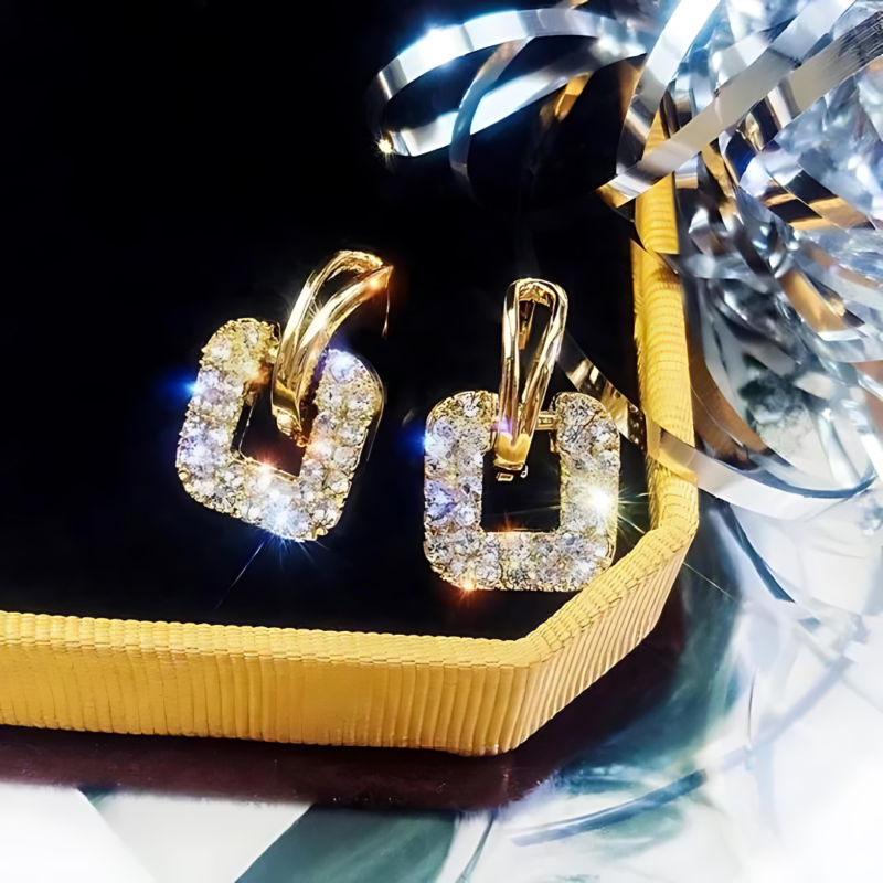 Korean Rhinestones Earrings New Design - Image 10