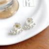 Flower Pearl Ear Studs